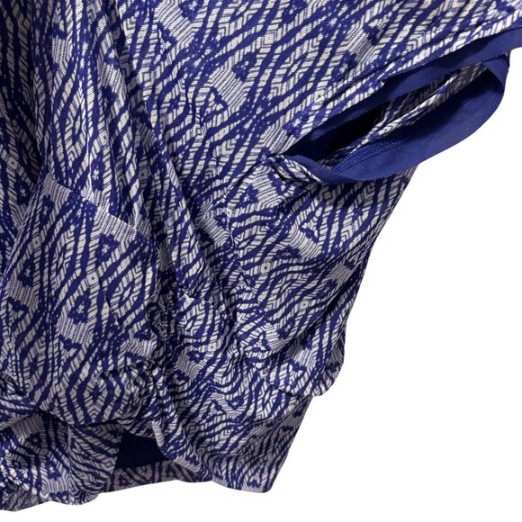 Chicos Size XL Purple Patterned Nylon & Polyester Womens Top Blouse - Picture 5 of 12